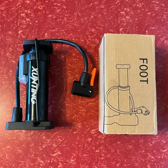 Other - Foot Pump with Universal Schrader and Presta Valve and inflating Needle